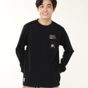 CHUMS ( チャムス ) ホットチョコレートポケットブラッシュドロングスリーブTシャツ | ロンT | ロングTシャツ | 長袖 | ウェア | トップス | 長袖シャツ | バックプリント | ゆとり | コットン100％ | CH01-2659 | ちゃむす