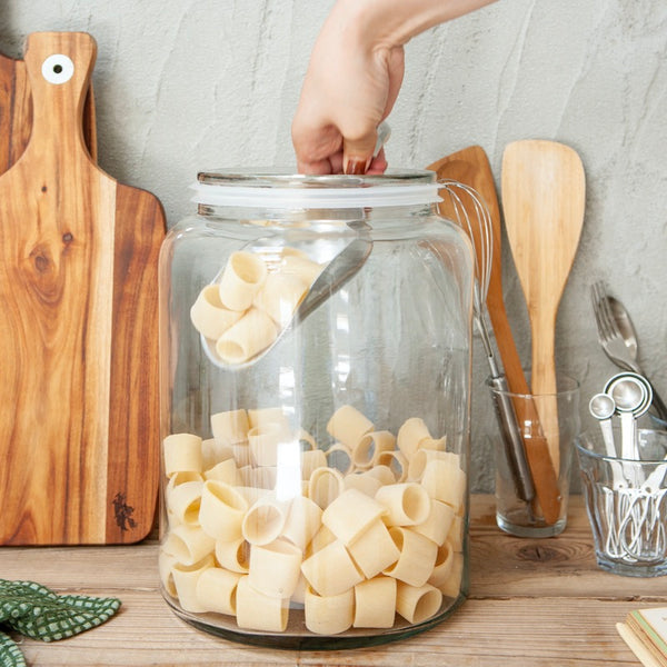 DULTON ( ダルトン ) JUMBO JAR ジャンボ ジャー | シンプル | キッチン | 大きめ | 重厚感 | ガラス |  7.5L | かぶせ蓋 | 見せる収納 | 統一感 | だるとん | K21-0379