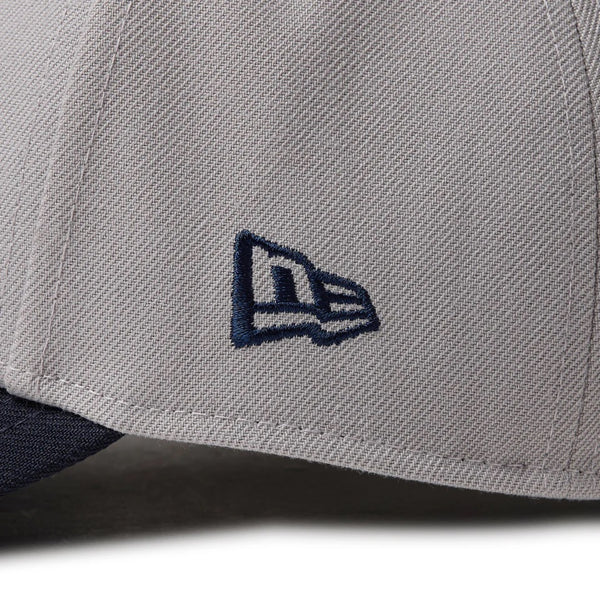 NEW ERA ( ニューエラ ) 9FORTY 2-Tone Woven Label ニューヨーク・ヤンキース グレー ネイビーバイザー | 帽子 | キャップ | 日よけ | 14667828 | にゅーえら | アウトドア | キャンプ | レジャー | お出かけ | オシャレ