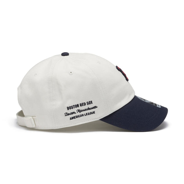 '47 ( フォーティーセブン ) '47 クリーンナップ ボストン・レッドソックス CONTEMPORARY BASICS ベースランナー サンドストーン ネイビーバイザー | 帽子 | キャップ | 日よけ | 14920545 | ふぉーてぃーせぶん