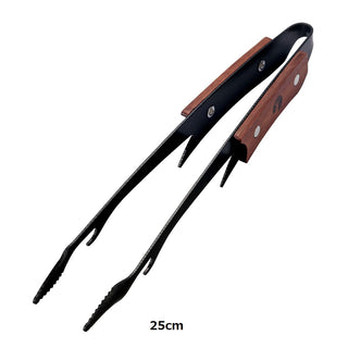 CAPTAIN STAG ( キャプテンスタッグ ) 黒鹿トング 18cm | 25cm | 30cm | UG-3320 | UG-3321 | UG-3322 | トング | BBQ | かっこいい | アウトドア | キャンプ | ウッドグリップ | ソロキャンプ | ステンレス