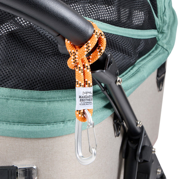 MANDARINE BROTHERS ( マンダリンブラザーズ ) ROPE BUGGY HOOK | 大口径フック | 軽い | 軽量 | ロープ | 犬用 | お出かけ | 荷物 | 運ぶ | カラフル | まんだりんぶらざーず