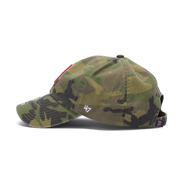 '47 ( フォーティーセブン ) クリーンナップ ボストンレッドソックス MLB CAMO ウッドランドカモ レッドソックス キャップ MLBキャップ 帽子 カモ柄 キャップ ベースボールキャップ メンズ レディース 14920556