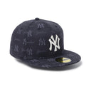 NEW ERA ( ニューエラ ) 59FIFTY MLB Jacquard ニューヨーク・ヤンキース ブラック | 帽子 | キャップ | 日よけ | オシャレ | 可愛い | フラットバイザー | ユニセックス | お出かけ | アウトドア | 14745152 | にゅーえら