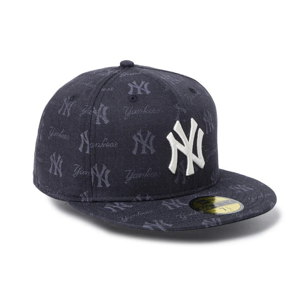 NEW ERA ( ニューエラ ) 59FIFTY MLB Jacquard ニューヨーク・ヤンキース ブラック | 帽子 | キャップ | 日よけ | オシャレ | 可愛い | フラットバイザー | ユニセックス | お出かけ | アウトドア | 14745152 | にゅーえら