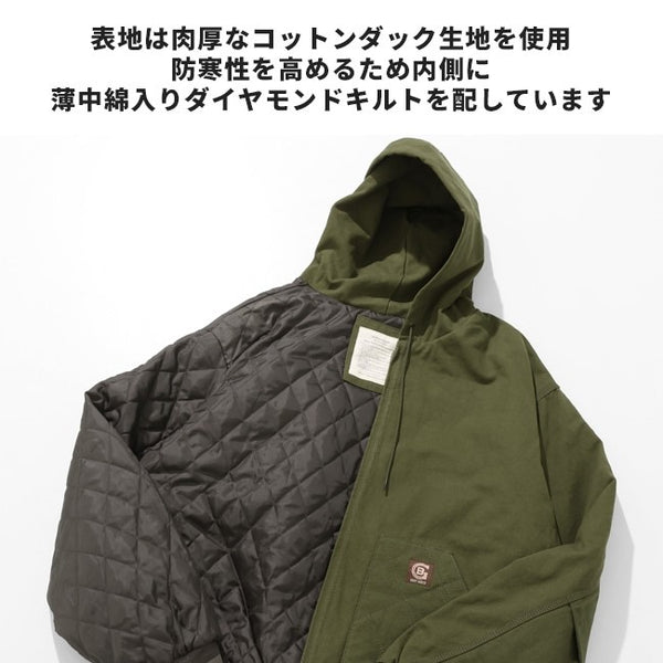 KRIFF MAYER ( クリフメイヤー ) ヘビーデューティーフードジャケット | MENS | メンズ | 2525102 | ジャケット | フード | 防寒 | アウター | アウトドア | レジャー | 冬 | 風を通しにくい | タフ | シンプル | くりふめいやー