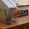 DETAIL ( ディテール ) Slope Bookend " Gold "スロープブックエンド " ゴールド " | 無垢材 | ボール フレーム | 本を飾る | 本立て | 木製ボール | オシャレ | シンプル | 存在感 | H0091GD | でぃてーる