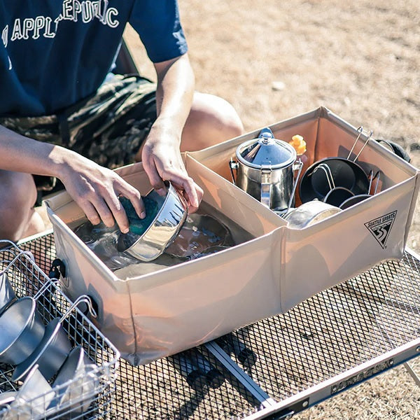 【 SALE 】 SEATTLE SPORTS ( シアトルスポーツ ) アウトフィッタークラスダブルパックシンク 25L | アウトドア | シンク | 大きめ | PVC | 折りたたみ | コンパクト | 持ち運び | キャンプ | 12570100000000