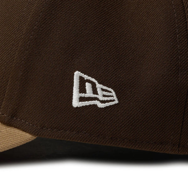 NEW ERA ( ニューエラ ) 9FORTY 2-Tone Woven Label サンディエゴ・パドレス ウォルナット カーキバイザー | 帽子 | キャップ | 日よけ | ポリエステル | ユニセックス | 14667826 | にゅーえら | アウトドア | キャンプ | お出かけ | レジャー
