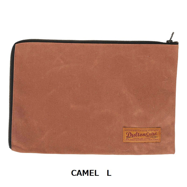 DULTON ( ダルトン ) WAX CANVAS TOOL POUCH ワックス キャンバス ツール ポーチ | Sサイズ | Lサイズ | キャメル | オリーブ | シンプル | コットン100% | ビンテージ感 | T21-0338 | だるとん | 小物入れ | 旅行