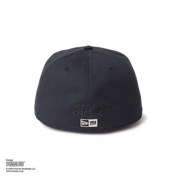 NEW ERA ( ニューエラ ) 59FIFTY ソフトバックラム Soft Buckram Vintage PEANUTS ピーナッツ フェイデッドブラック | 帽子 | キャップ | スヌーピー | 日よけ | 綿 | フラットバイザー | ユニセックス | 14865372 | にゅーえら