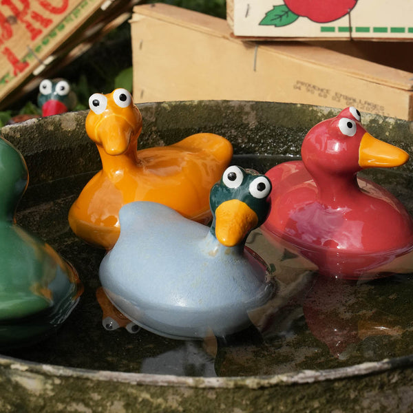 DULTON ( ダルトン ) FLOATING DUCK フローティング ダック | オブジェ | 置物 | セラミック | 可愛い | アヒル | 手のひらサイズ | UA-1040 | 雑貨 | ギフト | プレゼント | だるとん