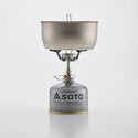 SOTO ( ソト ) アミカス シングルバーナー ガスバーナー OD缶 ストーブ コンパクト 軽量 登山 キャンプ ソロキャンプ アウトドア 圧電点火 収納ケース付き SOD-320
