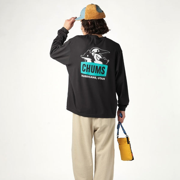 CHUMS ( チャムス ) フィルモアブービーミーツフォックスロングスリーブTシャツ バックプリント Tシャツ ロンT 長袖 長袖Tシャツ メンズ レディース ユニセックス 吸水速乾 ドライ CH01-2872