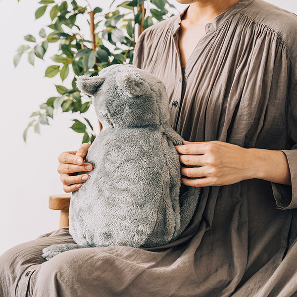 Life on Products ( ライフオンプロダクツ ) 蓄熱式 ねこ湯たんぽ | LCAWA004 | あったか | 防寒 | 寒さ対策 | 猫 | ネコ | ふわふわ | 冷めにくい | 冬 | おすすめ | ギフト | プレゼント | コードレス | 乾燥対策 | ネコ好き