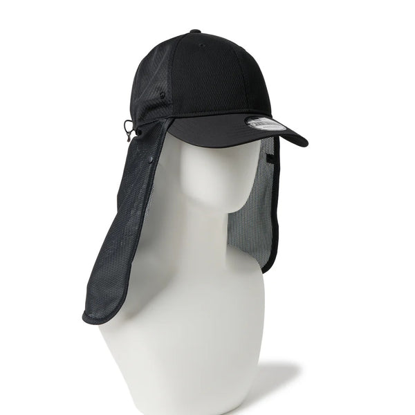 NEW ERA ( ニューエラ ) 9THIRTY サンシェード Tech Multi Mesh ブラック | アウトドア | 帽子 | キャップ | メッシュ | 通気性 | キャンプ | 登山 | レジャー | ユニセックス | ポリエステル | 首 | 日よけ | 14774412 | にゅーえら