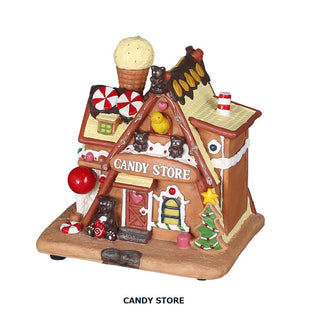 DULTON ( ダルトン ) LED BRILLIANT HOUSE LED ブリリアント ハウス キャンディーストア キャンディーショップ | オブジェ | 光る | インテリア | クリスマス | 置物 | プレゼント | ギフト | X24-0721 | X24-0722 | だるとん