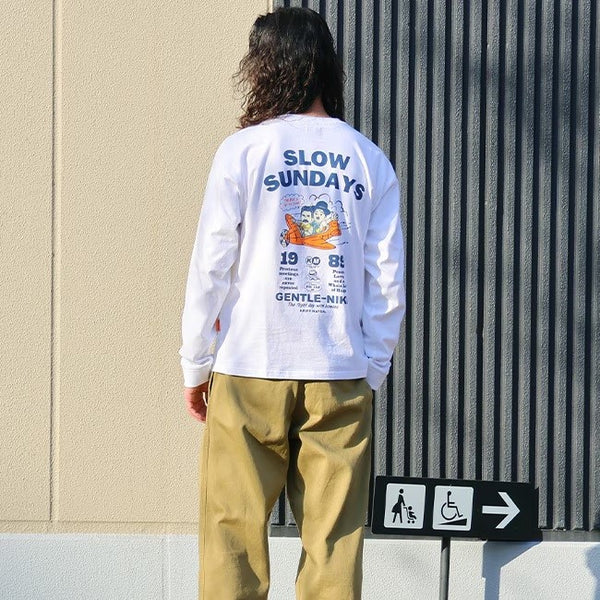 KRIFF MAYER ( クリフメイヤー ) ジェントルニキロンT ( 飛行機 ) 2536306 | ロンT | 長袖 | 長袖Tシャツ | 春 | バックプリント | 綿100% | Tシャツ | お出かけ | ユニセックス | くりふめいやー | オシャレ | カジュアル
