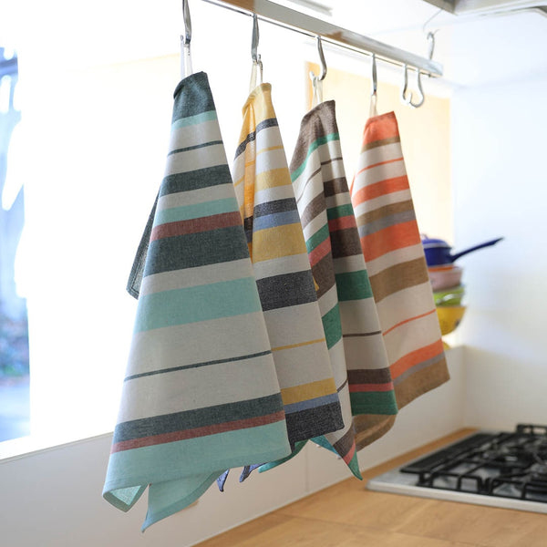 DULTON ( ダルトン ) KITCHEN CLOTH STRIPE | キッチンクロス | 大判 | 500×700mm | キッチン | お洒落 | キッチンタオル | 北欧 | インド製 | リサイクルコットン | RN-1075S | だるとん