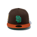 NEW ERA ( ニューエラ ) 59FIFTY Cactus ＆ Grape Fruit サンディエゴ・パドレス ウォルナット ラストバイザー | 帽子 | キャップ | 日よけ | オシャレ | アウトドア | お出かけ | レジャー | キャンプ | 14921971 | にゅーえら