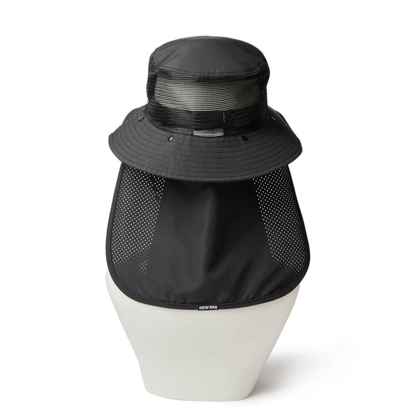 NEW ERA ( ニューエラ ) アドベンチャーライト サンシェード Utility Collection Tech Surf ブラック | アウトドア | 帽子 | ハット | サンシェード | 日よけ | 紫外線カット | UVカット | 日焼け対策 | アウトドア | レジャー | キャンプ | 14392193