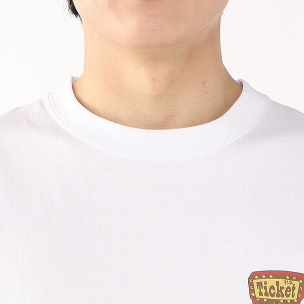 CHUMS ( チャムス ) サーカスロングスリーブTシャツ | ロンT | ロングTシャツ | 長袖 | 長袖シャツ | Tシャツ | 長袖Tシャツ | アパレル | トップス | ウェア | サーカス柄 | コットン | 型くずれしにくい | アウトドア | お出かけ | キャンプ | ちゃむす | CH01-2729