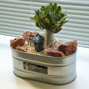 DULTON ( ダルトン ) GALVANIZED DESKTOP TANK ガルバナイズド デスクトップ タンク | 入れ物 | 鉢カバー | 小物入れ | 鉛筆立て | シンプル | かっこいい | インテリア | 収納 | だるとん