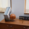 DETAIL ( ディテール ) Slope Bookend " Gold "スロープブックエンド " ゴールド " | 無垢材 | ボール フレーム | 本を飾る | 本立て | 木製ボール | オシャレ | シンプル | 存在感 | H0091GD | でぃてーる