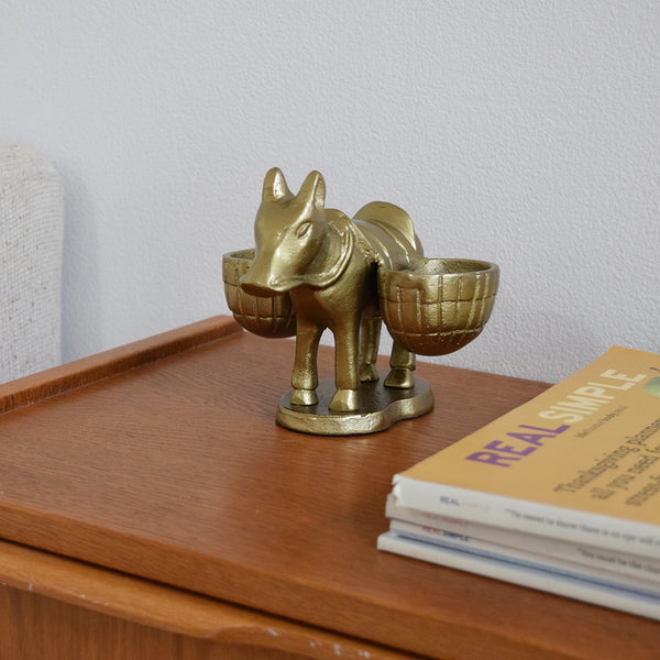 DETAIL ( ディテール ) Donkey And Basket " Gold "ドンキーアンドバスケット " ゴールド "  ロバ | モチーフ | 小物入れ | 鍵入れ | 玄関 | オフィス | 置物 | デスク | H0137 | でぃてーる