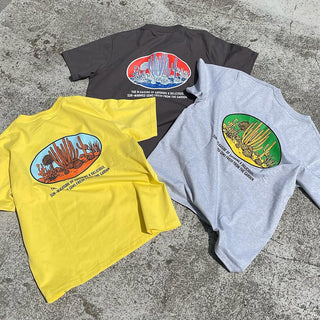 DULTON ( ダルトン ) BOTANY T-SHIRT SAGUARO MUSTARD ダルトン Tシャツ スワロー | マスタード | 半袖 | シャツ | Tシャツ | バックプリント | コットン | アウトドア | キャンプ | 夏服 | T23-0653 | だるとん