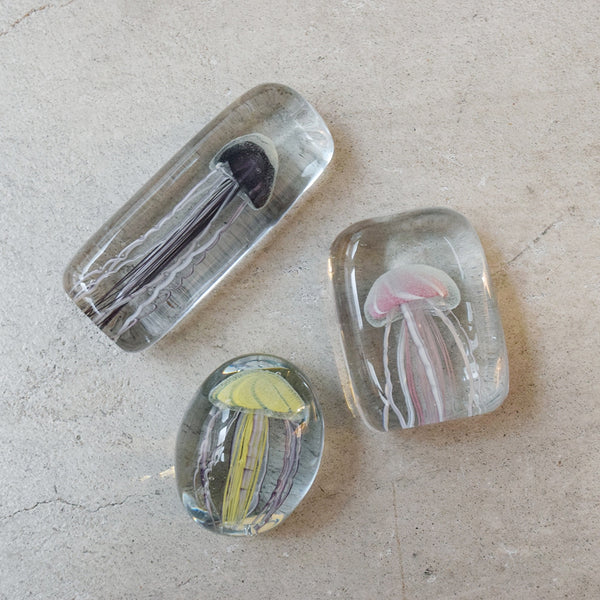 DETAIL ( ディテール ) Jellyfish Twisted Leg | ジェリーフィッシュ ツイストレッグ | クラゲ | 癒し | インテリア | ガラス | オブジェ | 蓄光 | ハンドメイド | でぃてーる | H0138