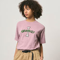GRAMICCI ( グラミチ ) ボーンTシャツピグメントダイ Tシャツ 半袖Tシャツ カットソー クルーネック ユニセックス トップス コットン ピグメントダイ ヴィンテージライク 古着風 カジュアル アウトドア キャンプ レジャー タウンユース 春夏 グラミチTシャツ G6FM-T100
