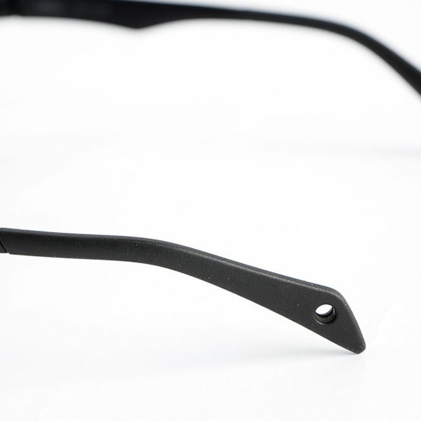 Niho ( ニホ ) [ NH-101 ]【 専用ポーチ ・ フード付き 】 偏光レンズ サングラス | ウエリントン型 | シャープ | 薄型 | クリア | 軽量 | 軽い | アウトドア | キャンプ | レジャー | ランニング | 運転 | ズレにくい | にほ