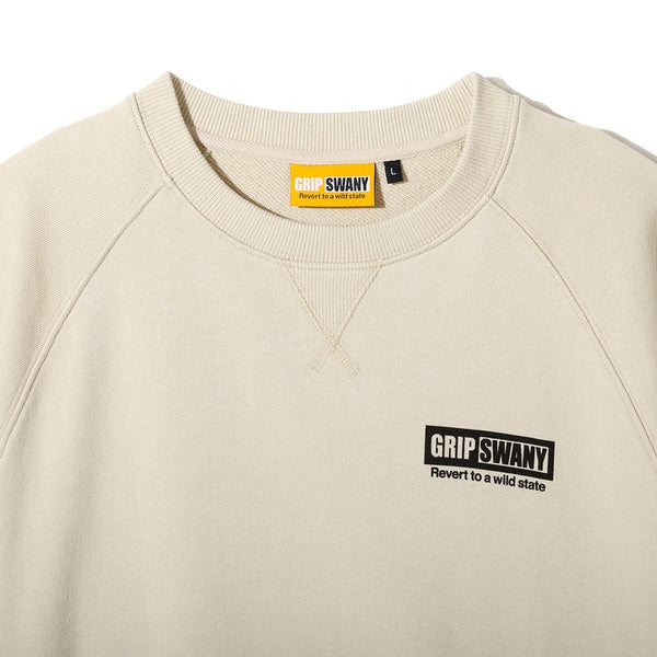 GRIP SWANY ( グリップスワニー ) 【 GSMCT-133 】 GS AZUMA CREW NECK | シャツ | Tシャツ | バックプリント | 長袖 | アパレル | コットン100% | 裏毛 | ロゴ | シンプル | オシャレ | ぐりっぷすわにー