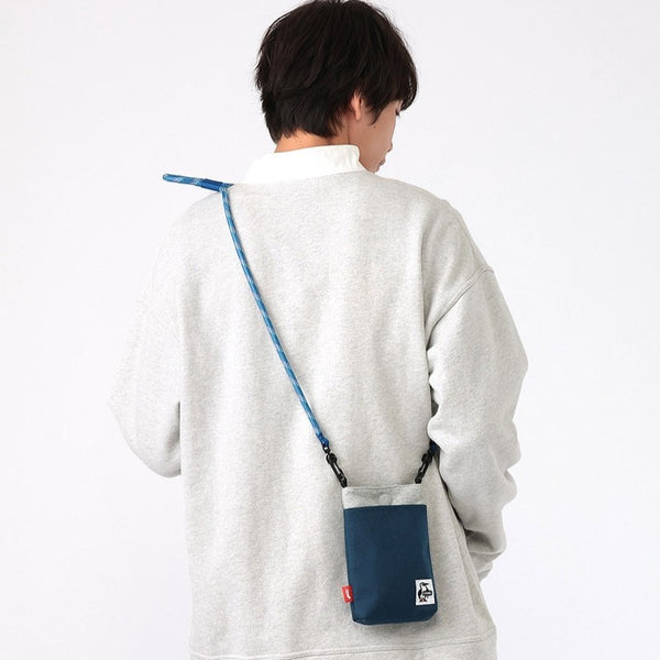CHUMS ( チャムス ) ロープショルダーポーチ ショルダーポーチ スマホショルダー スマホポーチ ミニショルダー バッグ 撥水 撥油 防汚 軽量 コンパクト アウトドア キャンプ 旅行 メンズ レディース ユニセックス CH60-3815