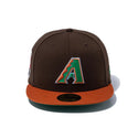 NEW ERA ( ニューエラ ) 59FIFTY Cactus & Grape Fruit アリゾナ・ダイヤモンドバックス ウォルナット ラストバイザー | 帽子 | キャップ | オシャレ | ユニセックス | 日よけ | 紫外線カット | 14921973 | にゅーえら