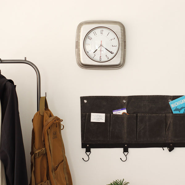 POST GENERAL ( ポストジェネラル ) BISPHAM WALL CLOCK / ビスファム ウォールクロック BLACK 982260008 SILVER 982260010 | 時計 | 掛け時計 | シンプル | スイープムーブメント | ヴィンテージ