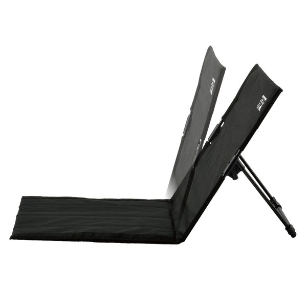 CAPTAIN STAG ( キャプテンスタッグ ) リクライニング フィールド座椅子DX ( ブラック ) アウトドア | キャンプ | レジャー | 花火 | フェス | 花見 | 軽い | 軽量 | 持ち運び | ワイド | リクライニング | 座椅子 | UC-1919 | キャプスタ