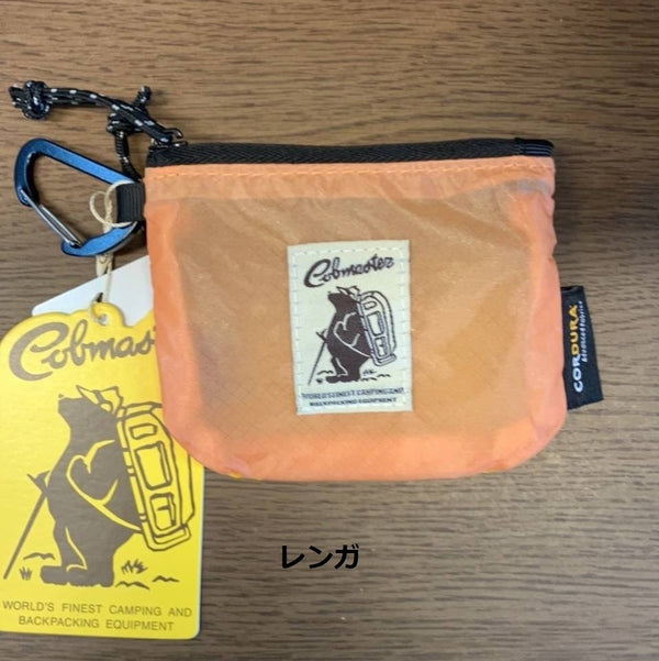 COBMASTER ( コブマスター ) COB CR FLAT POUCH ポーチ | 撥水 | シンプル | コンパクト | 2ポケット | コインケース | 財布 | ミニ | 軽量 | ナイロン | アウトドア | フェス | 旅行 | キャンプ | 登山