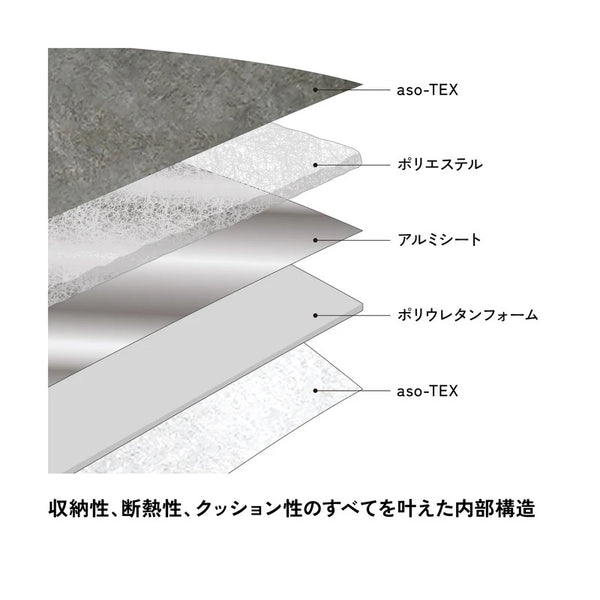 asobito ( アソビト ) 山のざぶとん | ザブトン | アウトドア | キャンプ | 登山 | コンパクト | 断熱材入り | ゆったり | 大きめ | クッション性 | 快適 | aba-017 | あそびと