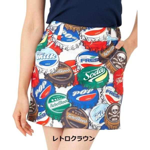 【 SALE 】 LOUDMOUTH ( ラウドマウス ) レディース インナー付きスカート | スカート | ゴルフ | ゴルフウェア | ツイル素材 | UV | ストレッチ | らうどまうす | 763351 | 派手 | 可愛い