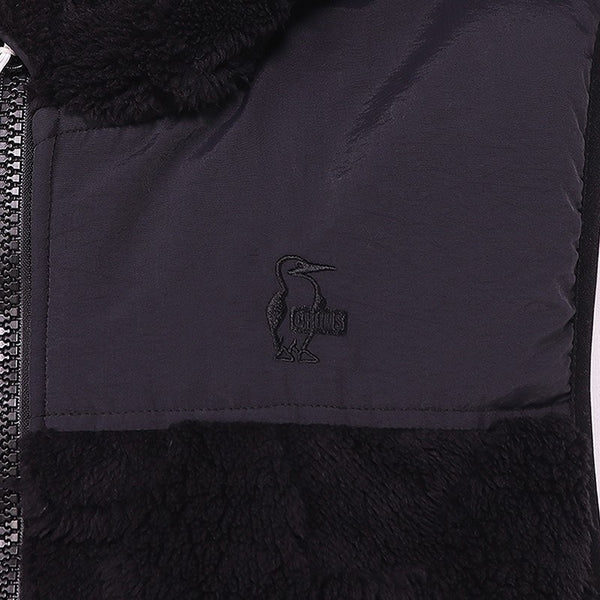 CHUMS ( チャムス ) ブービーエルモフーデッドベスト | アウター | フリース | ベスト | 冬 | 防寒 | あったか | ロゴ | 刺繍 | ワンポイント | フリース | ふわふわ | CH04-1480 | ちゃむす