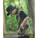 KiU ( キウ ) キウ ×「空調服(R)」 スターターキット | K308 | ファン | 熱中症対策 | アウトドア | 外遊び | レジャー | キャンプ | BBQ | バーベキュー | 夏 | 暑さ対策 | 外仕事 | 畑仕事 | 風量調節