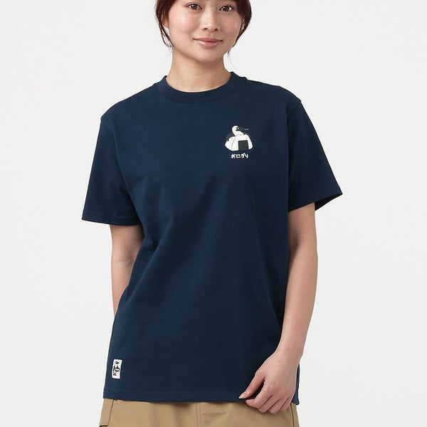 CHUMS ( チャムス ) ブービーオニギリフレンズTシャツ | 半袖 | 半袖Tシャツ | Tシャツ | 夏服 | バックプリント | 可愛い | オシャレ | おにぎり | 食べ物モチーフ | CH01-2743 | ちゃむす | コットン100%