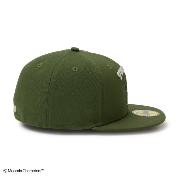 NEW ERA ( ニューエラ ) 59FIFTY Moomin スナフキン チャーム ライフルグリーン キャップ 帽子 ムーミン キャラクター グッズ アクセサリー キーホルダー バッグチャーム コラボ 15154857