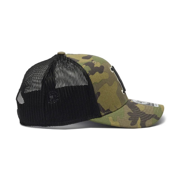 '47 ( フォーティーセブン ) '47 トラッカー ボストン・レッドソックス MLB CAMO ウッドランドカモ | 帽子 | キャップ | 日よけ | アウトドア | キャンプ | レジャー | サイズ調整 | 野球帽 | 14920291 | ふぉーてぃーせぶん