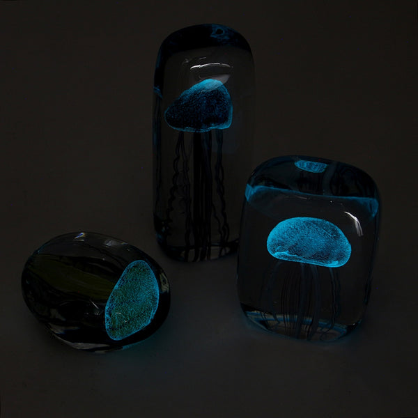 DETAIL ( ディテール ) Jellyfish Twisted Leg | ジェリーフィッシュ ツイストレッグ | クラゲ | 癒し | インテリア | ガラス | オブジェ | 蓄光 | ハンドメイド | でぃてーる | H0138
