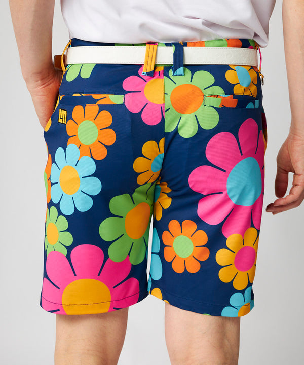 【 SALE 】 LOUDMOUTH ( ラウドマウス ) ストレッチツイル 柄ショートパンツ | ゴルフ | ウェア | 派手 | ハーフパンツ | 半ズボン | メンズ | 765334 | 動きやすい | インパクト | らうどまうす