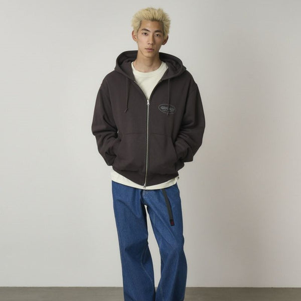 GRAMICCI ( グラミチ ) ORIGINAL FREEDOM ZIP HOODED SWEATSHIRT オリジナルフリーダムジップフーデッドスウェットシャツ | G5FU-J094 | トップス | ウェア | 起毛 | 暖かい | 秋 | 冬 | 保温 | ぐらみち