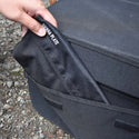 5050WORKSHOP ( フィフティフィフティワークショップ ) FOLDING BOXBAG 30L / 60L | 収納ケース | 積み重ね | 折りたたみ | ブラック | シンプル | アウトドア | レジャー | キャンプ | 整理 | 小物整理 | 車内 | 便利 | 防水 | 仕切り | 幅調整